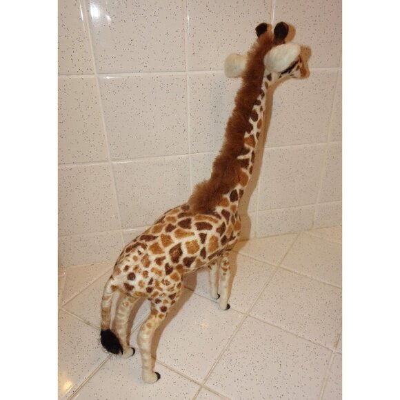 Handmade Needle Felting Giraffe wool roving handcrafted needle felted animal - Picture 8 of 10